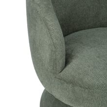 Eloise Chenille Swivel Armchair